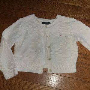 Girls tommy hilfiger cardigan.